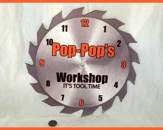 Pop-Pop's Workshop Clock Face