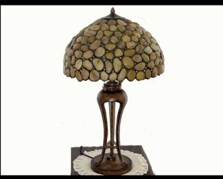 Color Creations Sliced Stone Style Table Lamp