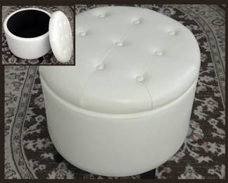 Modernist Footstool with Storage