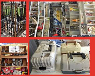 Quite a few Tackle Boxes; More than Pictured,  Filled with LOADs of Good Tackle