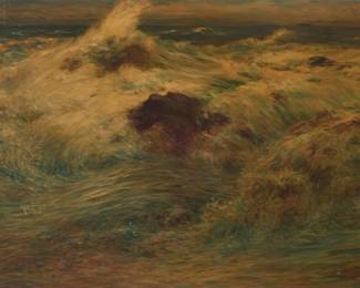 1073 William Lees Judson (1842-1928) Waves Oil on canvas Signed lower right: W.L. Judson 25" H x 39.5" W Estimate: $2,000 - $3,000