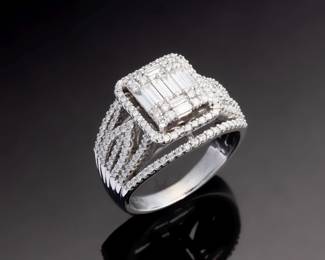 Ladies Gold and Gemstone Cocktail Rings