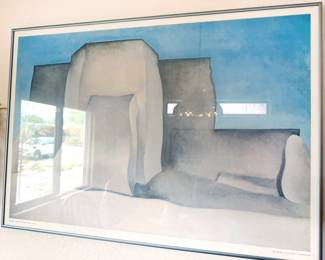 Georgia O'Keeffe framed poster