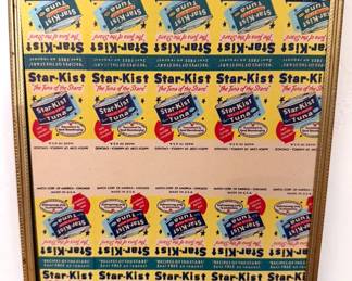Vintage Star Kist matchbook cover sheet