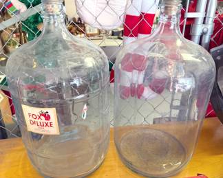 5-gallon glass jugs