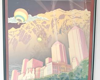 Albuquerque Tricentennial framed poster