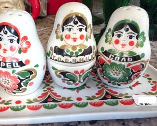Eastern European salt shakers