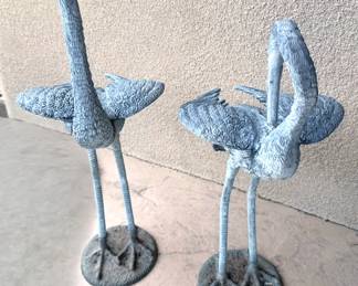 Crane yard decor