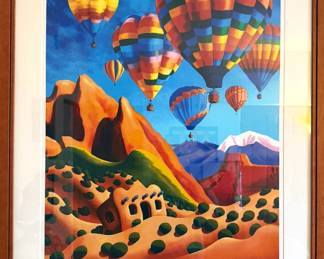 Albuquerque Balloon Fiesta 2005 framed poster
