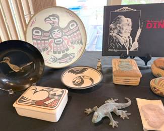 Assorted Native American decor
