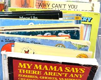 Children's: Garfield, Dr Seuss, Mother Goose, picture books