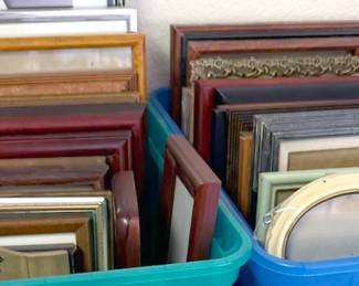 Assorted picture frames