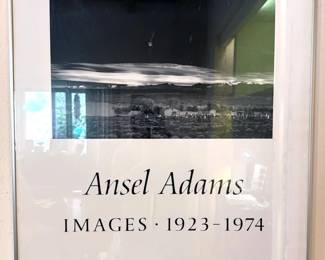 Ansel Adams framed poster