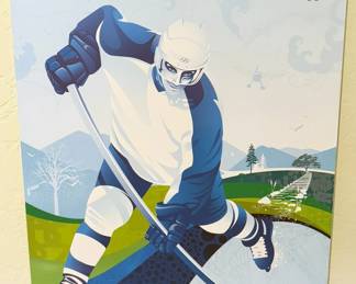 Vancouver Olympics hockey poster