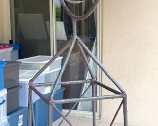 Metal yard decor