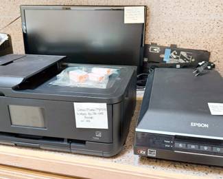 Canon Pixma TS9520 all-in-one printer Epson Perfection V600 photo scanner