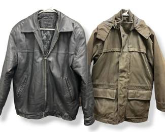 Modern Elements Leather Jacket  More Size M