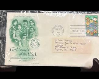 Girl Scouts 75th Anniversary First Day Cover