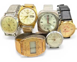 Vintage Watches Seiko, Waltham, Hamilton,  More
