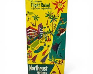 1950s Northeast Airlines Souvenir Flight Packet