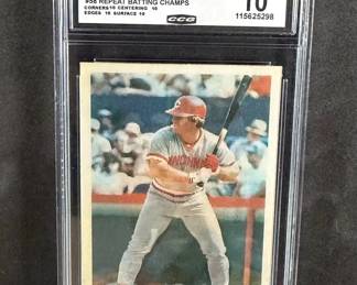 1986 Sportsflics Triple Action Batting Champs 58. Rose Madlock Parker  CCC GEM MINT 10.