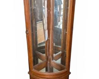 4 Shelf Corner Curio Cabinet
