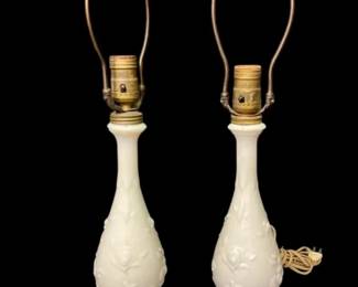 Pair Of MCM Aladdin Alacite Table Lamps