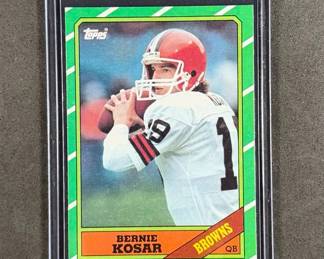 1986 Topps Bernie Kosar Rookie RC 187.