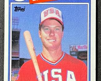 1985 Topps Mark McGuire  1984 United States Baseball Team.