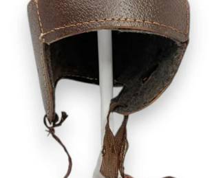 Antique Leather Head Helmet