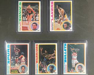 1978 Topps NBA Legends including Dennis Johnson Rookie Card.
