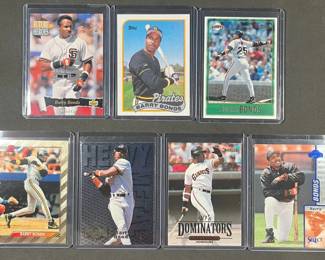 Barry Bonds 7 Card Lot.