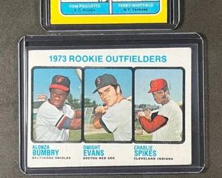 1973 and 1975 Topps MLB Rookie Lot including 1975 Fred Lynn, Dwight Evans, Dave Lopes and others.