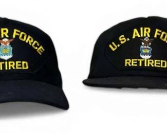 Two Air Force Veteran Baseball Hats