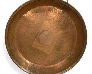 Pakistani Hand Hammered Copper Rice Pan 56lb