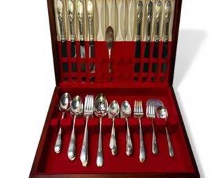 1847 Rogers Bros. Silverplate SetAdoration