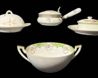 Haviland Limoges, Nippon And More Large Porcelain Dishes