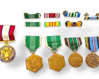 U.S. Air Force Commendation Medal Ribbons And Medals