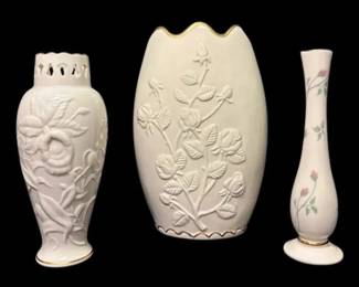 Lenox Orchid Grace, Rose Manor  More Vases