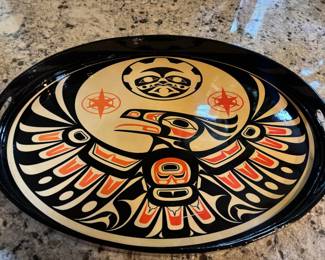 PNW Coast Thunderbird Themed Platter