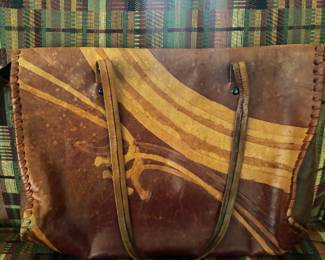 Tooled Leather Handbag
