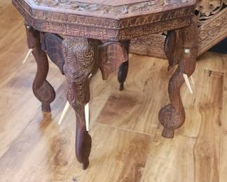 Rosewood Elephant Table