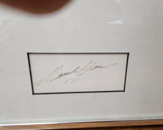 ANSEL ADAMS SIGNED WITH PRINT