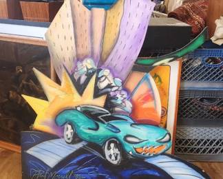 Car Painting Signed