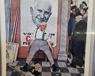 SIGNED NORMAN ROCKWELL
