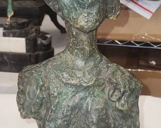 SIGNED BRONZE SCULPTURE