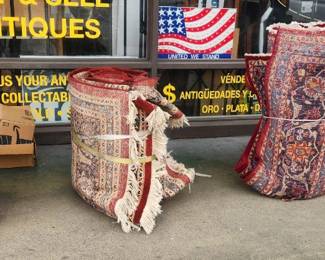 4 HUGE ANTIQUE PERSIAN RUGS