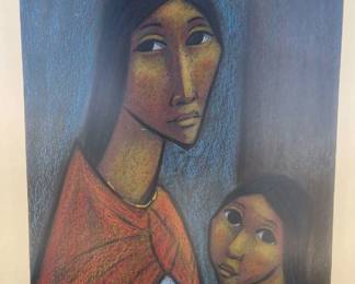 ORIGINAL *ARTURO NEITO* PASTEL PAINTING