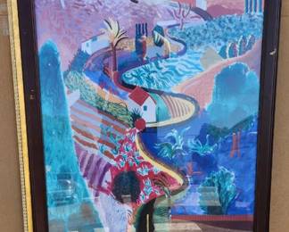 DAVID HOCKNEY PRINT