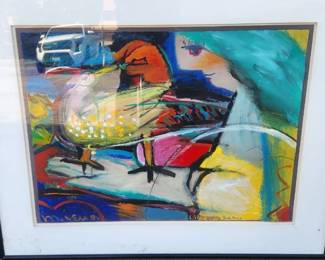 ORIGINAL MICHAEL LEU OIL PAINTING